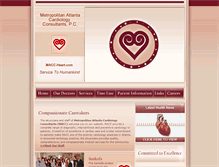 Tablet Screenshot of macc-heart.com